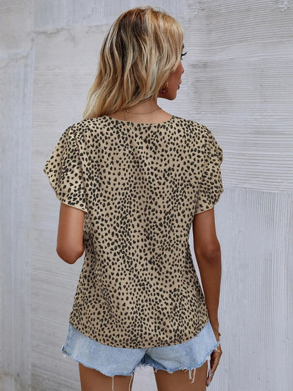 Cassidy | Chique blouse met abstracte print