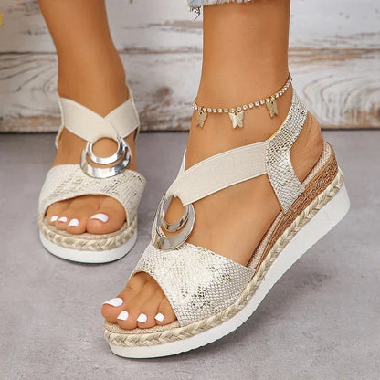 Briana | Comfortabele sleehak sandalen