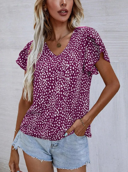 Cassidy | Chique blouse met abstracte print