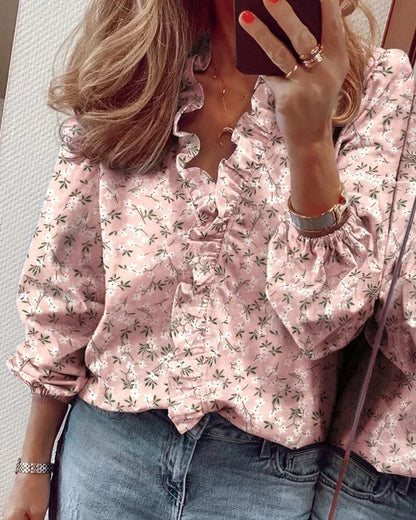 Enola | Charmante blouse met speelse ruches