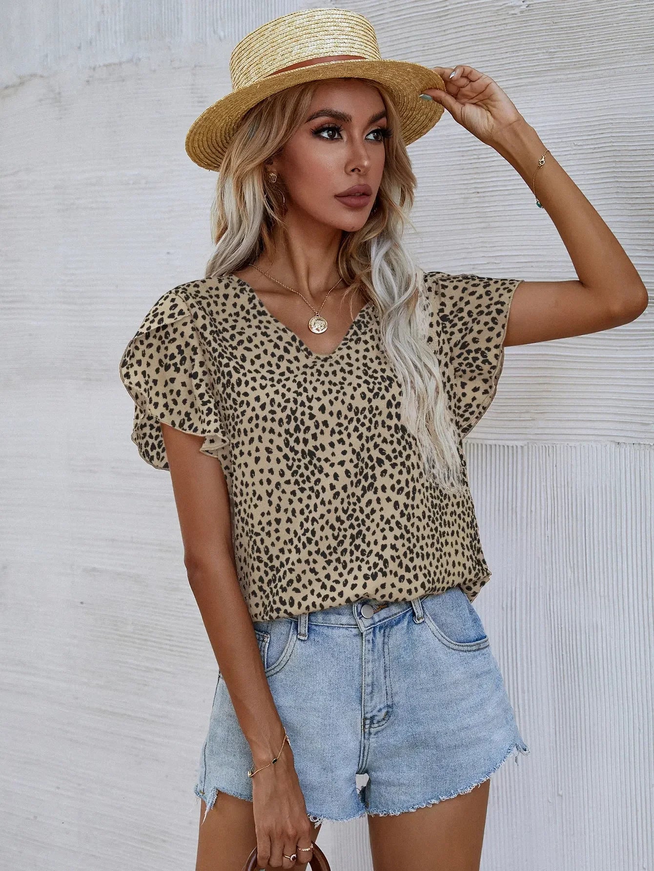 Cassidy | Chique blouse met abstracte print