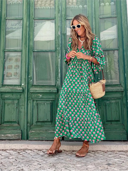 April | Boho maxi jurk