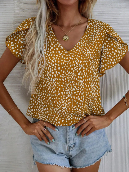 Cassidy | Chique blouse met abstracte print