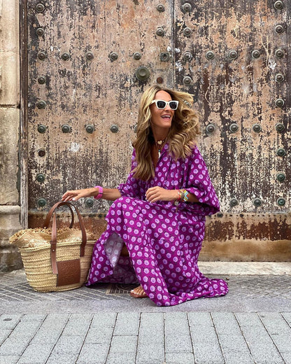 Bellona | Langes Boho Jurk