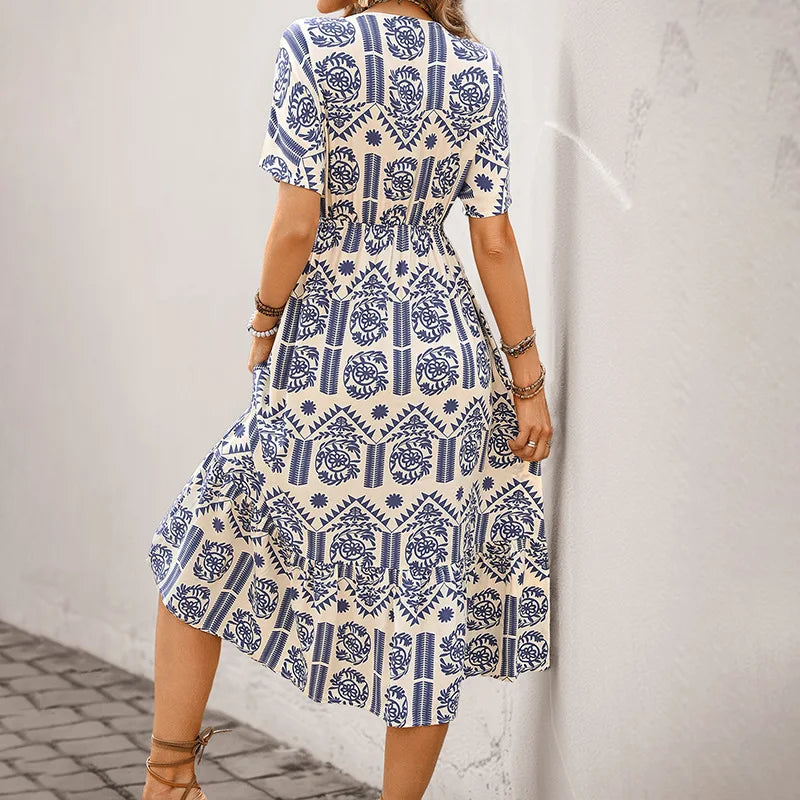 Ria | Chique jurk van viscose