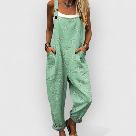 Ada | Vintage bloemen jumpsuit