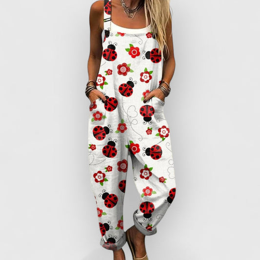 Evelyn | Unieke vintage bloemen overall