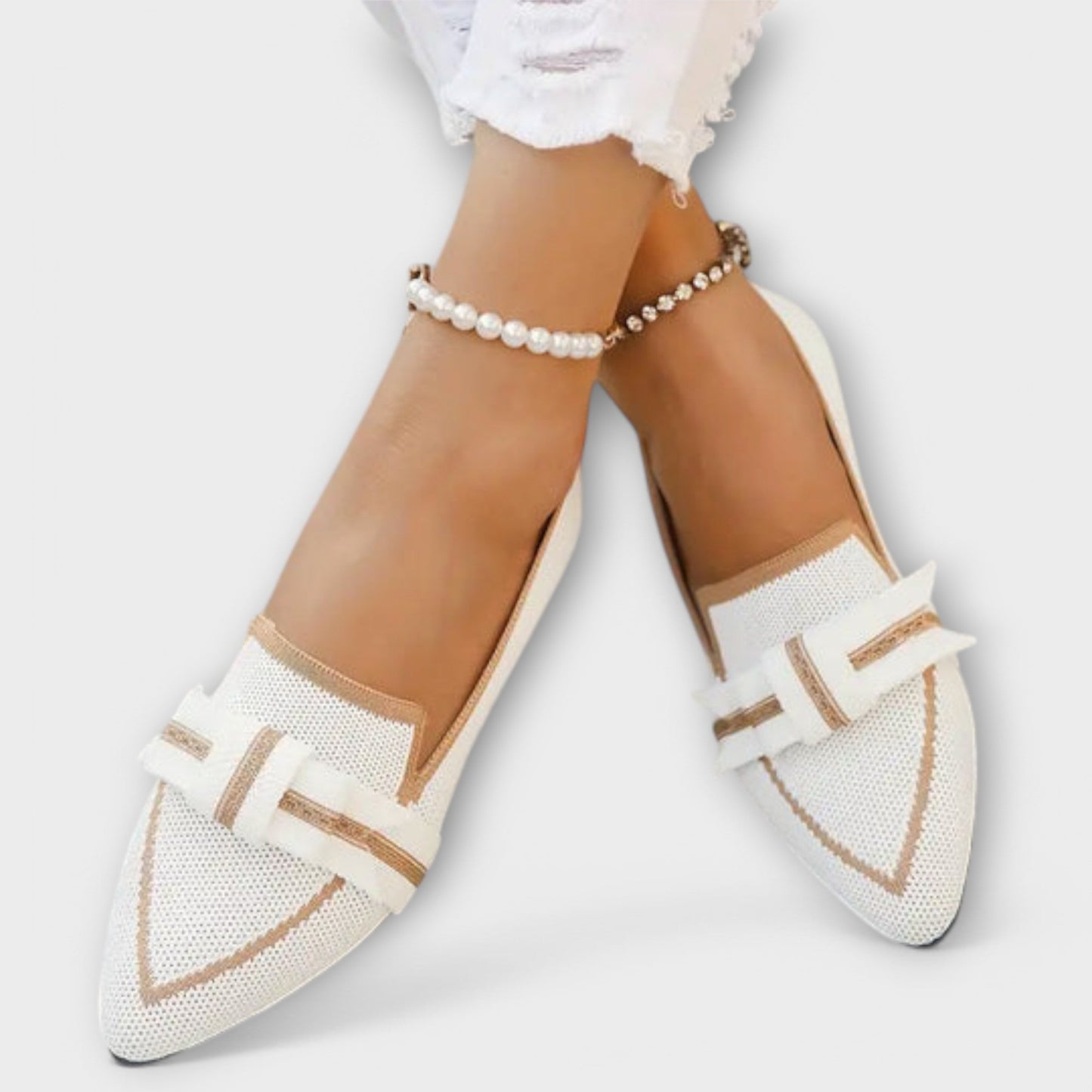 Jannet | Comfortabele Schoenen met Geknoopt Design