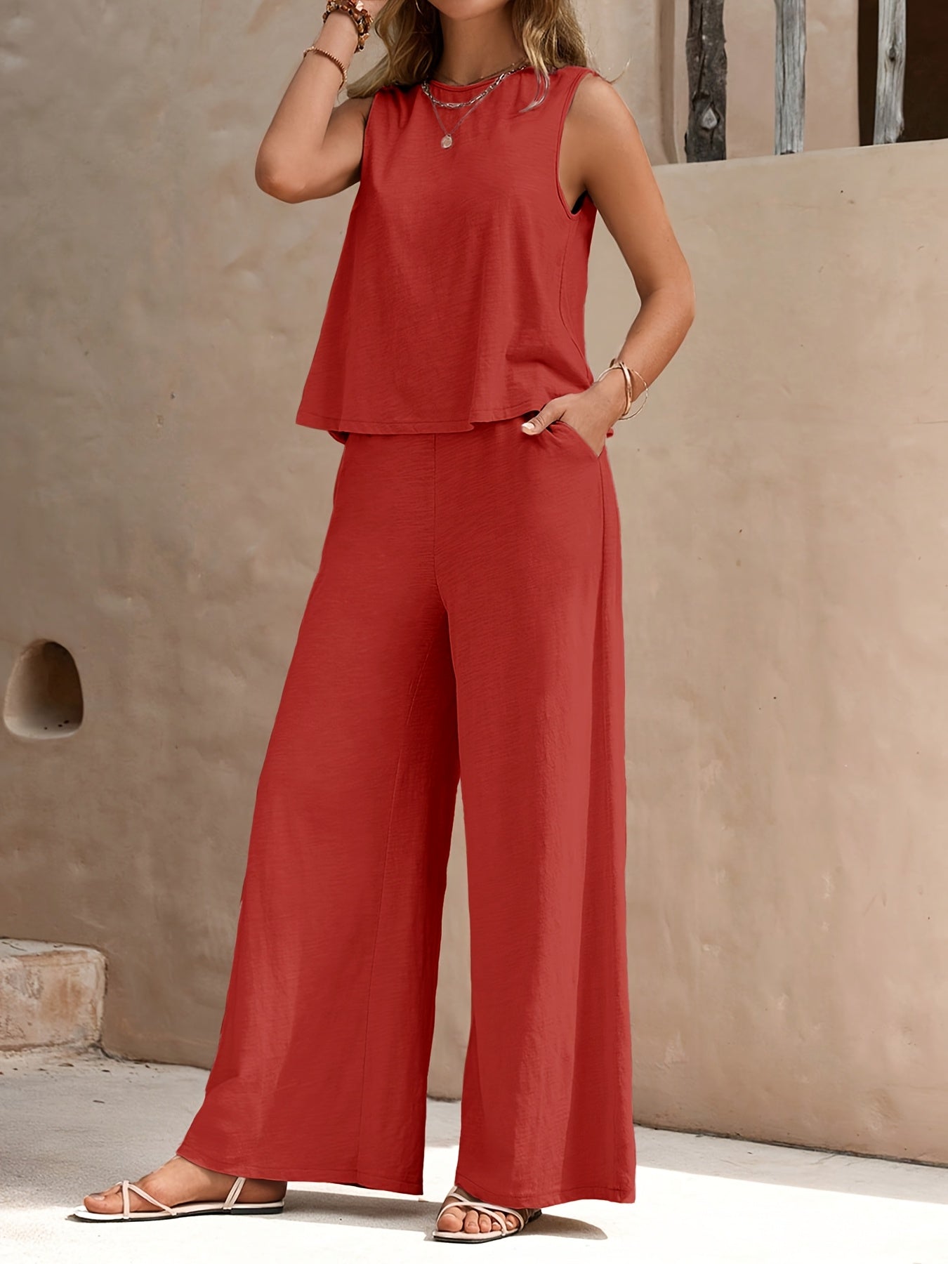 Sienna | Bohemian Strandset met Top en Broek