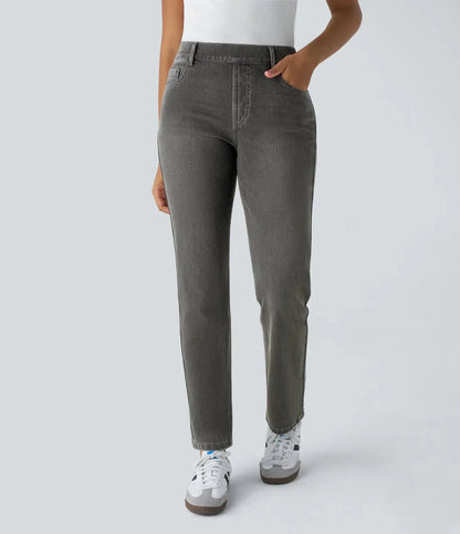 Comfort Fit | Elastische & Comfortabele Broek Met Hoge Taille
