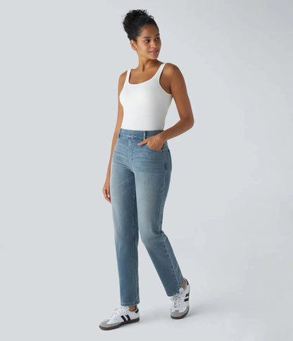 Comfort Fit | Elastische & Comfortabele Broek Met Hoge Taille