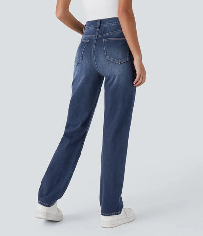 Comfort Fit | Elastische & Comfortabele Broek Met Hoge Taille