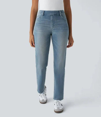 Comfort Fit | Elastische & Comfortabele Broek Met Hoge Taille