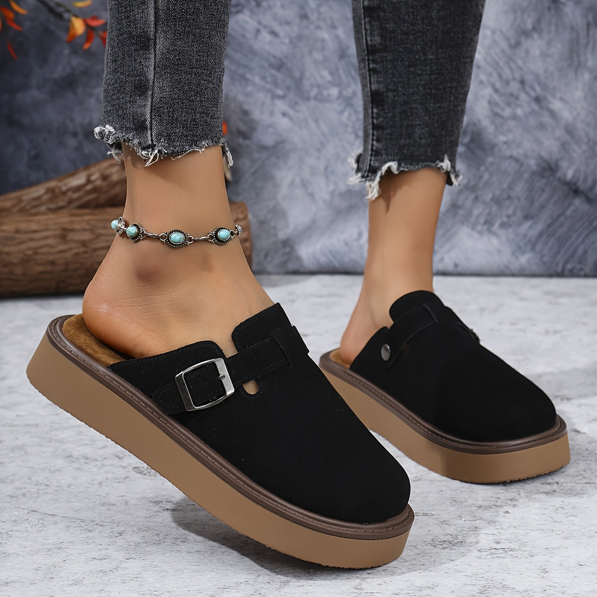 Aline | Luxe Ondersteunende Sandalen Zwart