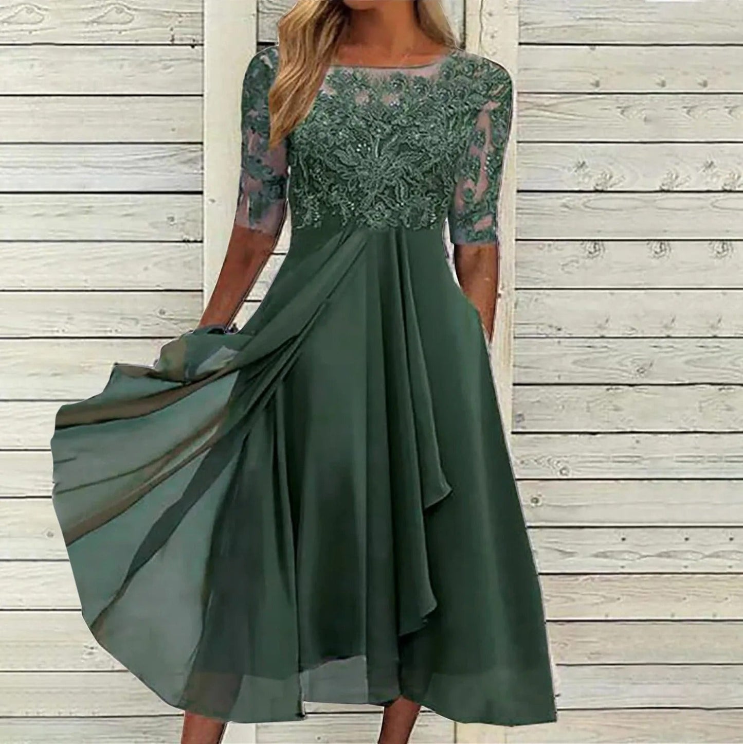 Margherita | Elegante Kanten Jurk