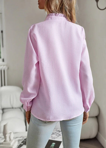Edith | Elegante blouse met romantische ruches