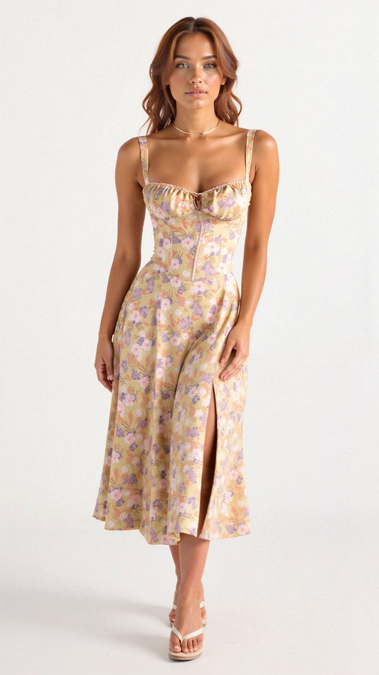 Ilona | Elegante Midi Jurk