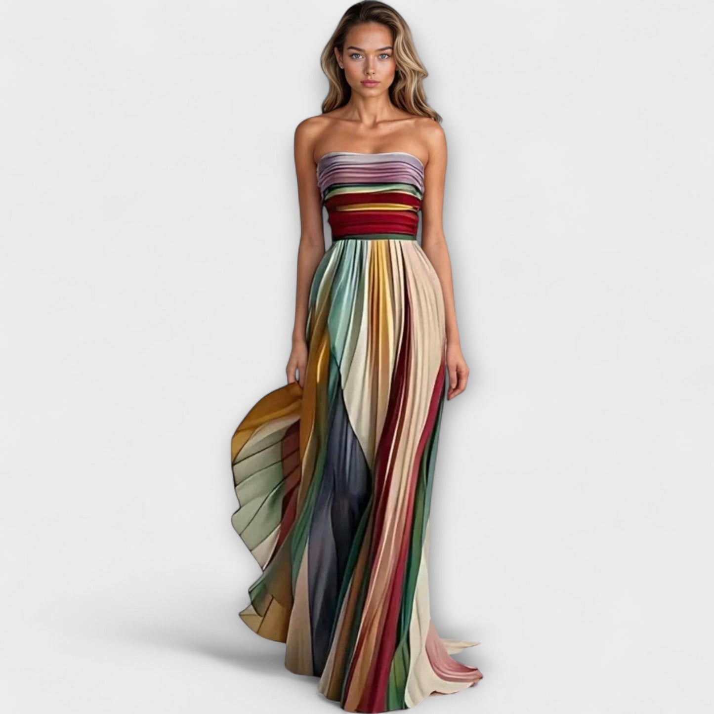Flora | Elegante Lange Zomerjurk