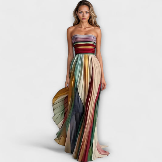 Flora | Elegante Lange Zomerjurk