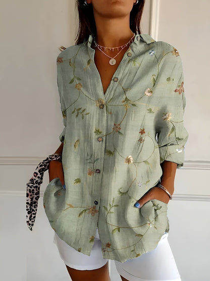 Avril | Elegante blouse met speelse prints