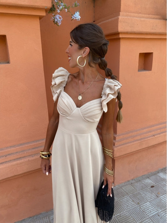 Nicolette | Romantische Jurk met Volants